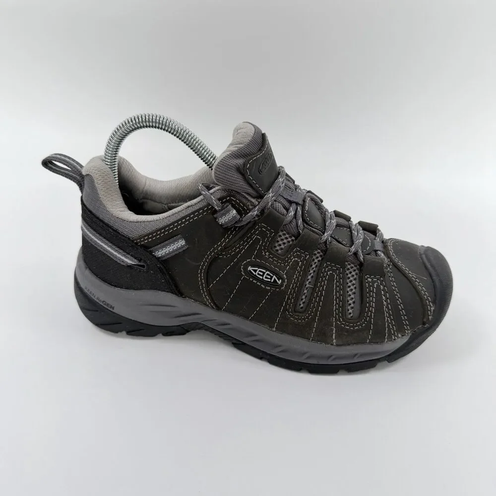 Keen Utility Flint II Women's Soft Toe Work Trail Hiking Shoes Gray Size 7M